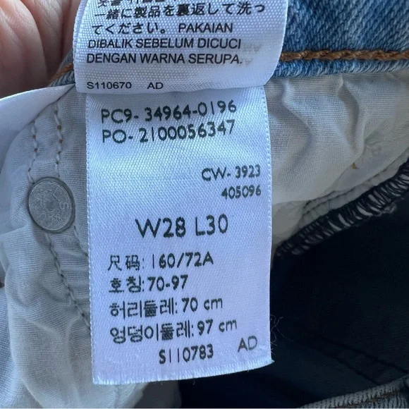 Levi's Wedgie Straight Jeans in Fully Baked Wash - Picture 10 of 10